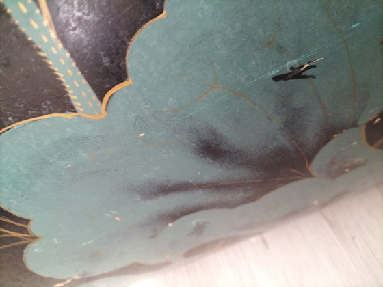 Image 1 of Hand-painted wooden cube