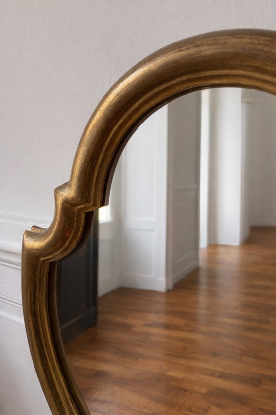 Image 1 of Miroir baroque en bois doré