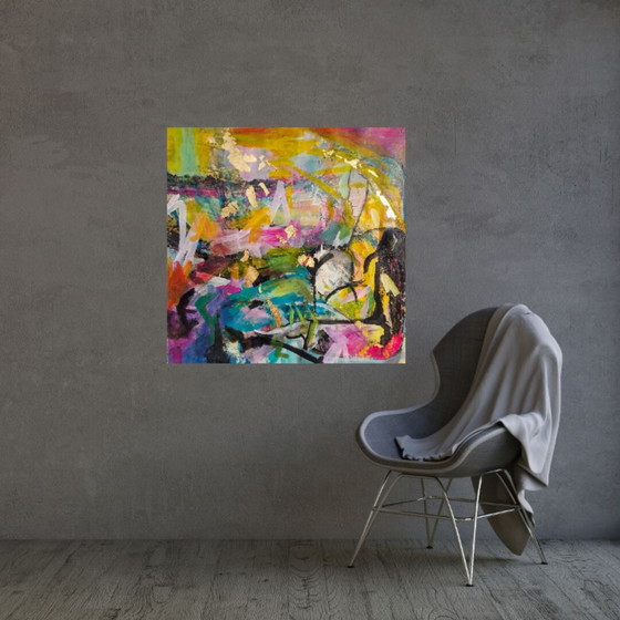 Image 1 of Acrylic painting #Trinity 80x80cm