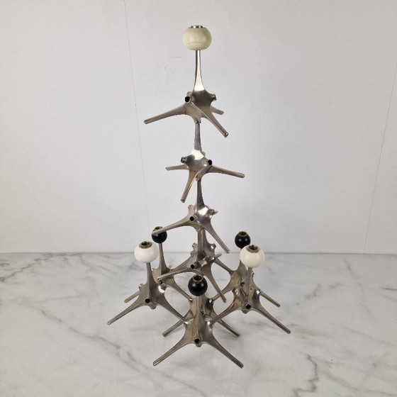 Image 1 of Candelabro modular icónico de Caesar Stoffi y Fritz Nagel, Alemania, década de 1960