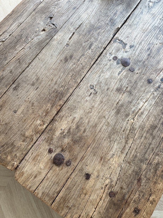 Image 1 of Coffee table Chinese temple door table 200x100cm