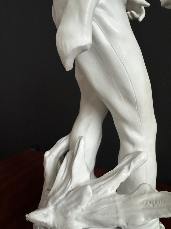 Image 1 of Antique Moreau biscuit porcelain statue