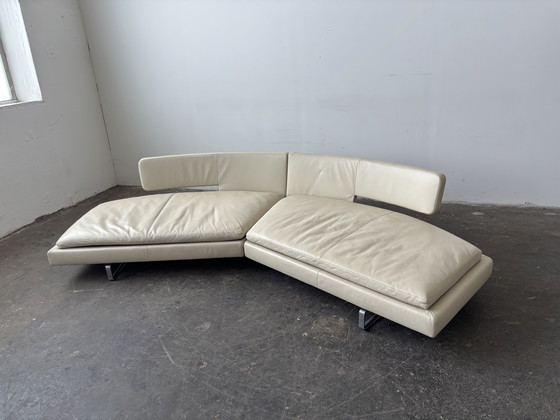 Image 1 of B&amp;B Italia Arne divano di design divano in pelle beige grigio