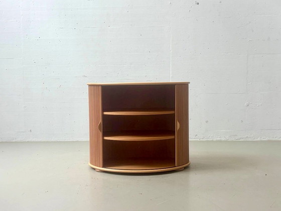 Röthlisberger roller shutter cabinet B by Trix & Robert Haussmann, 1977 – Storage cabinet, Wood (photo 6 of 19)
