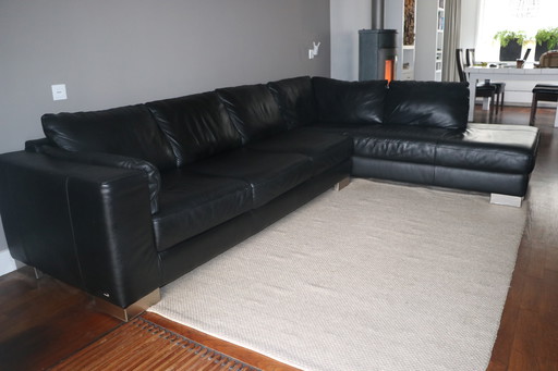 Canapé d'angle en cuir Italsofa