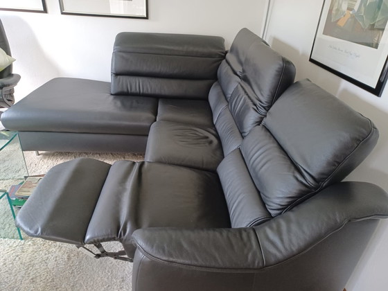 Image 1 of Himolla 24 Longru Night, Planopoly Motion, Planopoly 7 hoekbank met elektrische fauteuil