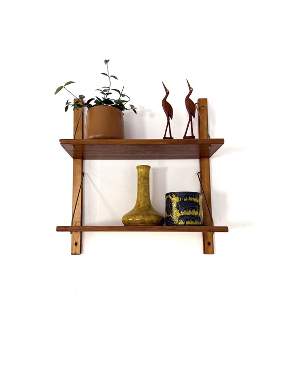 Image 1 of Vintage Danish wall rack '60