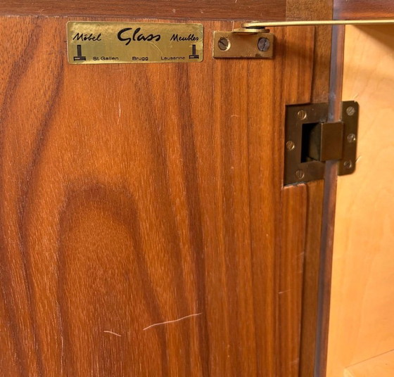 SWISS-FORM Wardrobe – Swiss Mid-Century Design, 1960s – Wall cabinet, Wood (photo 7 of 20)