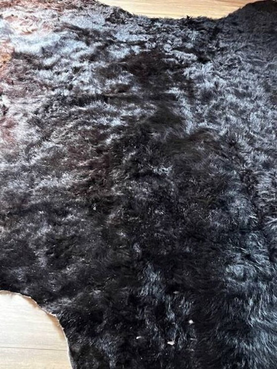 Image 1 of Tappeto, pelle di vacchetta marrone