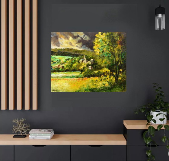 Image 1 of Lesterny, een dorp in de Belgische Ardennen.