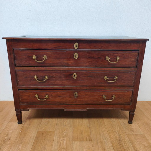 Antieke Mahoniehouten ladekast, commode ladekastje