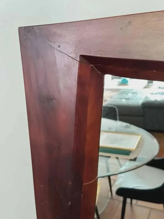 Grande specchio da parete in legno esotico massiccio – Modern (photo 2 of 9)