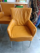 4 luxe lederen stoelen 
