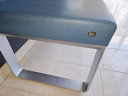 Banquette de salle à manger Rolf Benz 620 en cuir couleur pétrole