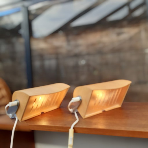 2x Vintage IKEA Design Wall Lamps Strimma