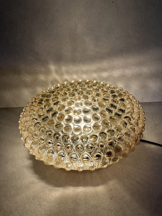Image 1 of Plafonnier ou lampe à bulles en verre vintage 1960s