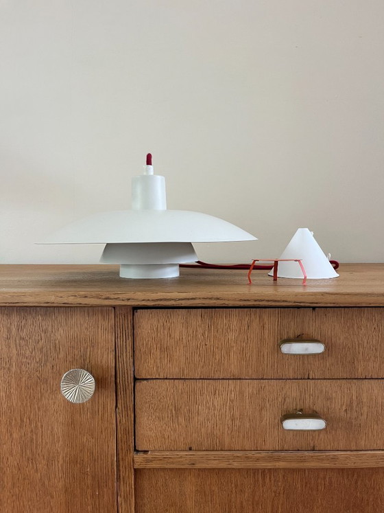 Image 1 of Vintage Louis Poulsen PH4/3 + reflector - Poul Henningsen - PH4 lamp