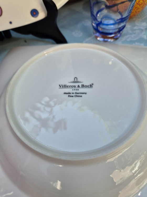 Image 1 of 2x Acapulco New Wave Villeroy & Boch, Large Deep Plate 27x27cm.