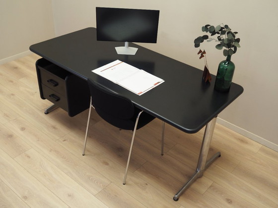 Image 1 of Scrivania, design italiano, anni '70, designer: Giancarlo Piretti, produttore: Anonima Castelli