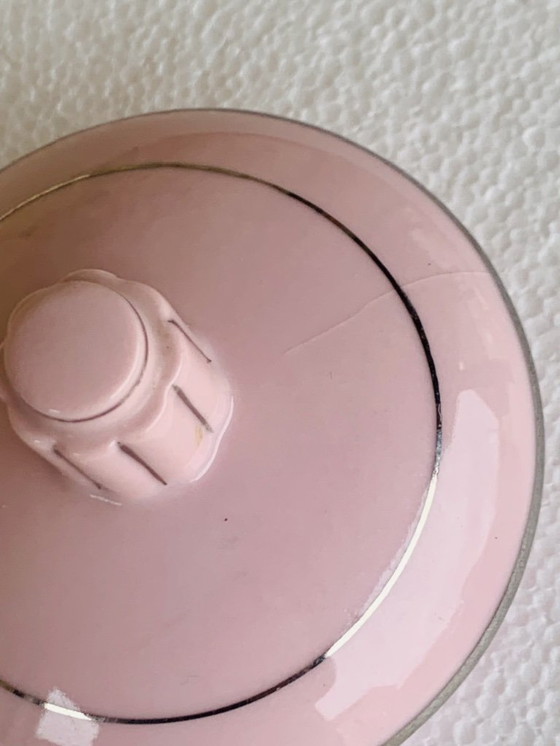 Image 1 of Art Deco theepot van RGK, Tsjechoslowakije, jaren 1930