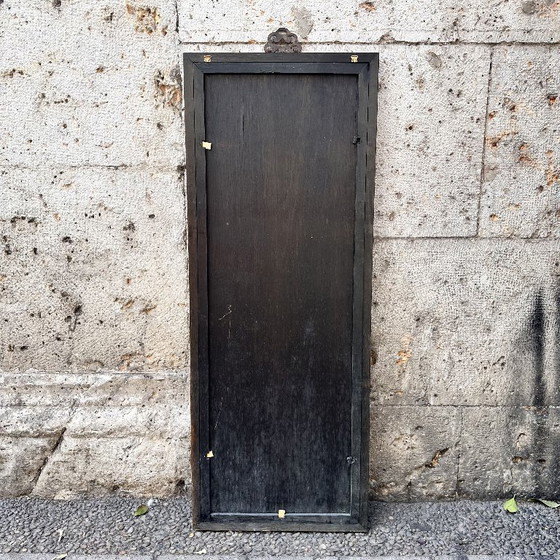 Image 1 of Miroir peint / Peinture sur verre « Scène traditionnelle », dynastie Qing, vers 1870 - Chine