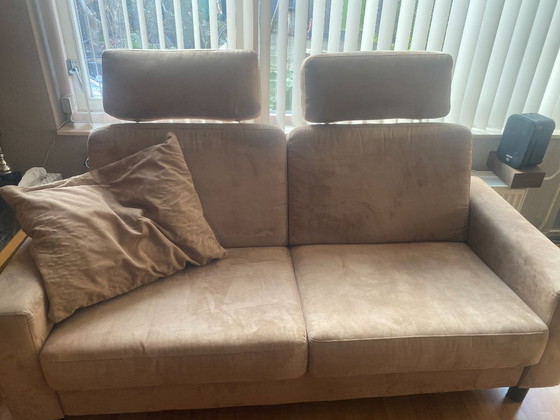 Image 1 of Divano Skalma doppio Tessuto scamosciato