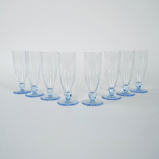 Image 1 of Set di bicchieri da champagne, design italiano, anni '80, produzione: Italia