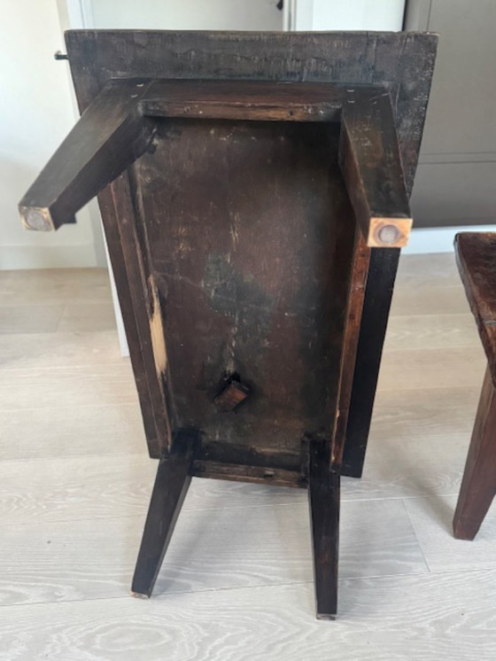 Image 1 of Table basse coloniale en teck