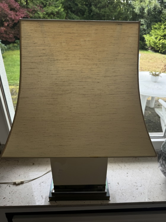 Lampe de table Jean-Claude Mahey, France, années 1970, signée – Metal (photo 3 of 5)