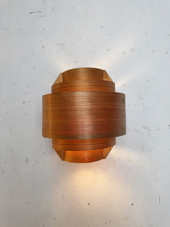Image 1 of Hans-Agne Jakobsson Wall Lamp V327 – Ellysett Series Beauty in Pine