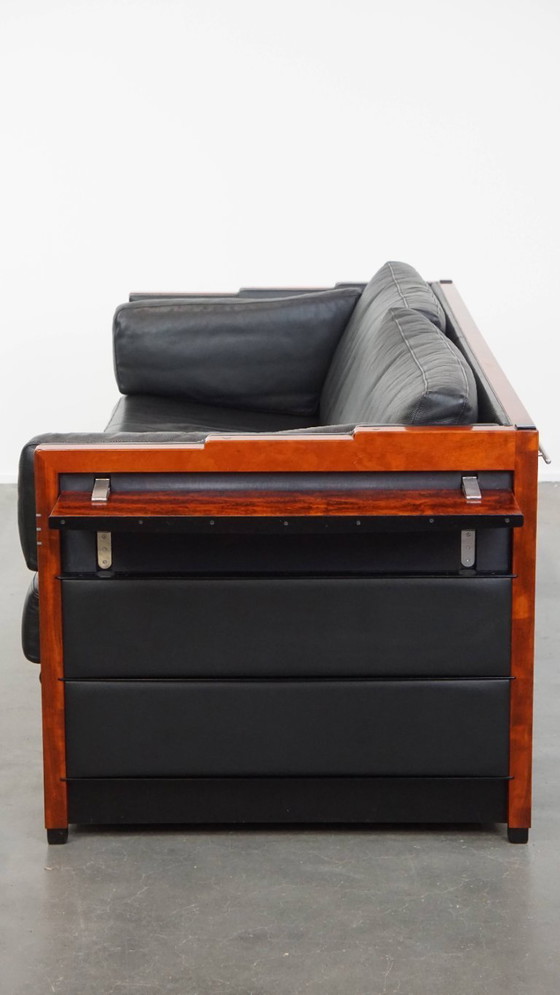 Image 1 of Art Deco Schuitema 2.5 seater design sofa model Baldwin from the Decoforma series with folding tops