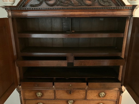 Image 1 of Antique Drenthe cabinet in perfect condition