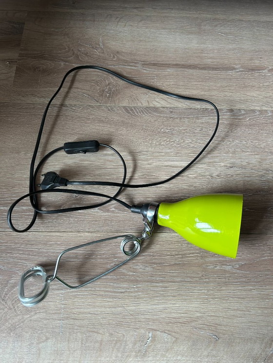 Image 1 of Vintage Green Pinch Lamp