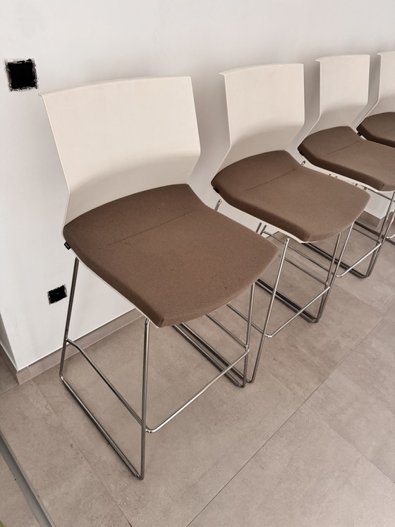 Image 1 of 4x Barstool Andreas Krob for Bene