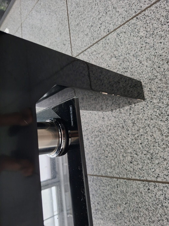 Tavolino da caffè in vetro, moderno, cromato – Tavolini da caffè, Chrome, Glass (photo 6 of 6)