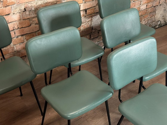 Satelliet Gerlin - Verde - Set de 6 | Skai, Sillas de comedor, Metal, Negro (foto 12 de 13)