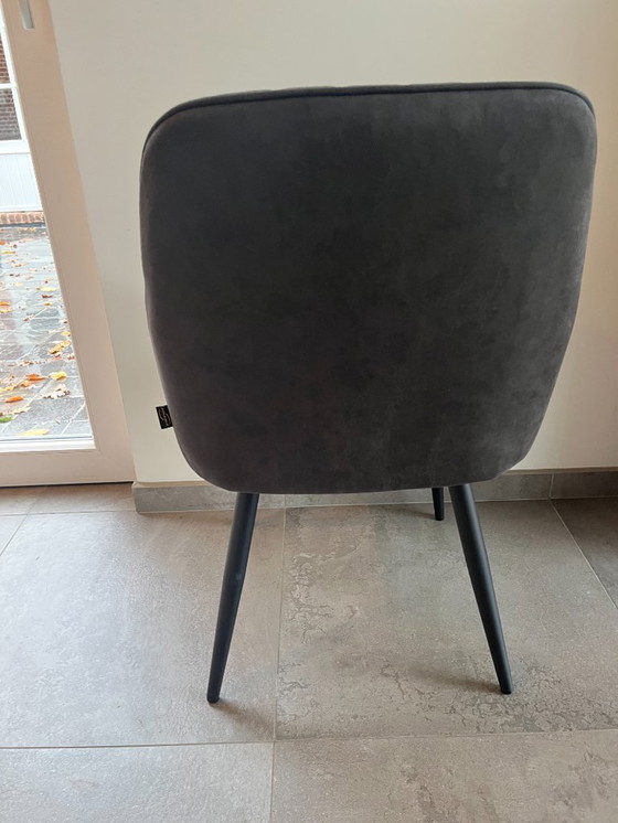 Image 1 of 8 Samt-Esszimmerstühle