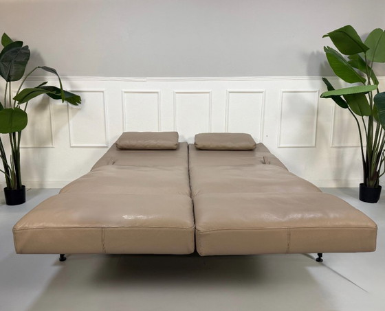 Image 1 of Brühl Roro Soft Sofa juego de cuero sofá cama pieza de exposición