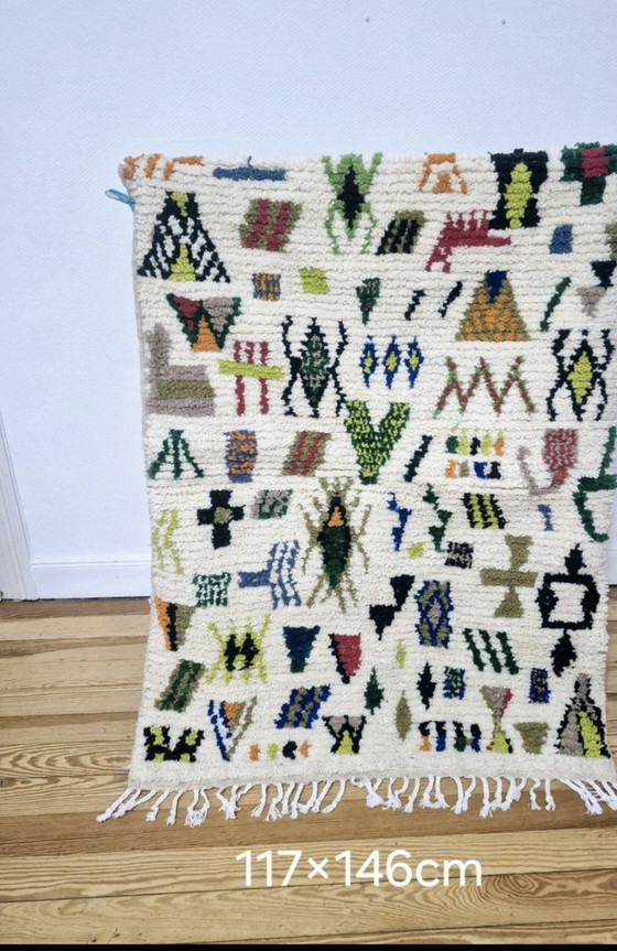 Image 1 of Handgemaakt Berber tapijt