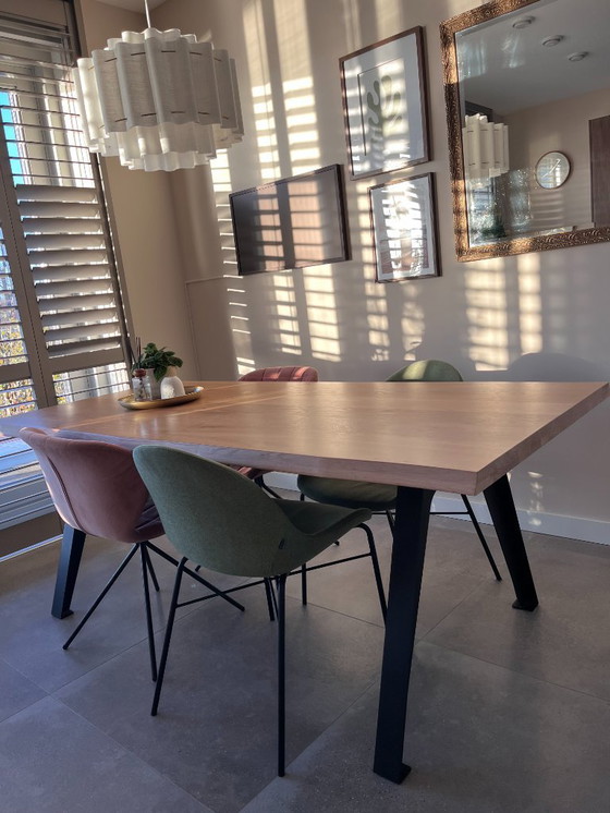 Image 1 of Esstisch „Homestock“ (Specht), helle Eiche, 90 cm x 200 cm