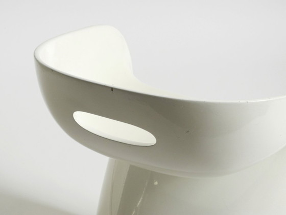 Image 1 of Very rare white stool by Winfried Staeb from the 1970s for the Form + Life Collection