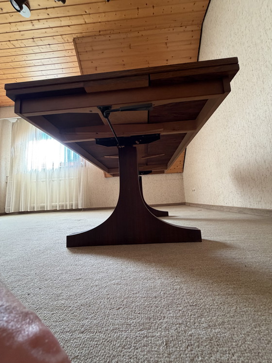 Image 1 of Dining table - Rosewood real wood veneer (Rio-Rosewood) - 1960-1975 - Ilse Möbelwerke