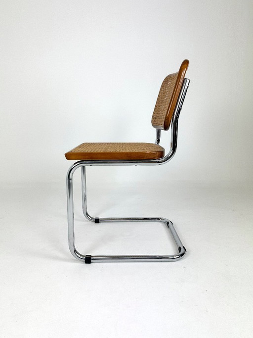 Set van 4 vintage Cesca designstoelen