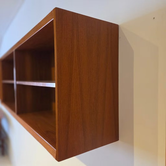 Rex Raab, Wilhelm Renz Varia-150 vintage floating Wall cabinet, Wood, Brown (photo 16 of 22)