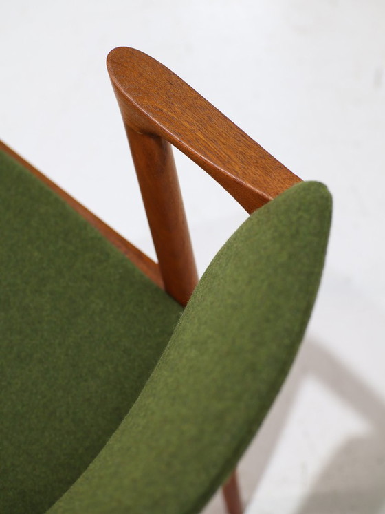 6 sedie da pranzo Kai Kristiansen modello 42, colore verde teak, anni '60. – Wood (photo 10 of 12)