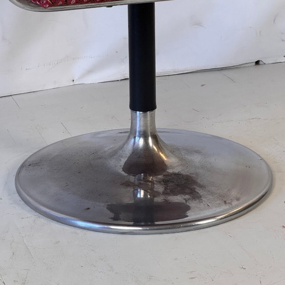 Image 1 of Fauteuil pivotant en acier Space Age, années 1960