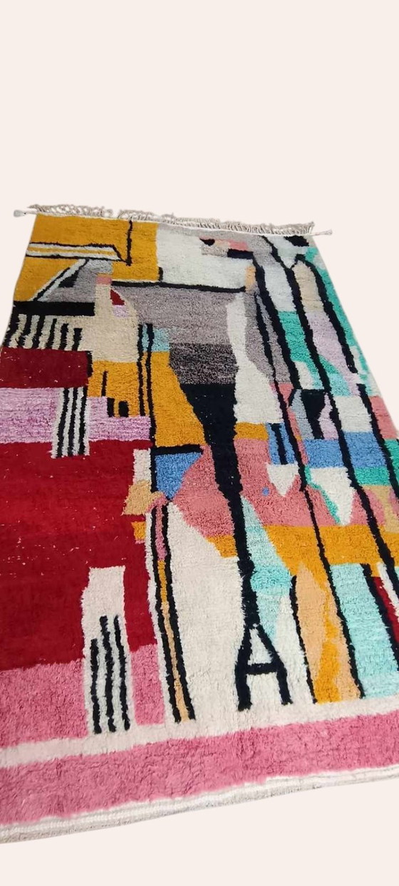 Image 1 of Berber carpet rug new wool moroccan Carpet - 274 x 150 cm 300 x 200 m Type B21.3