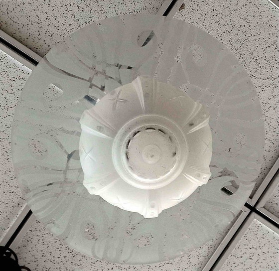 Image 1 of Art-Deco-Pendelleuchte, 45 cm Durchmesser