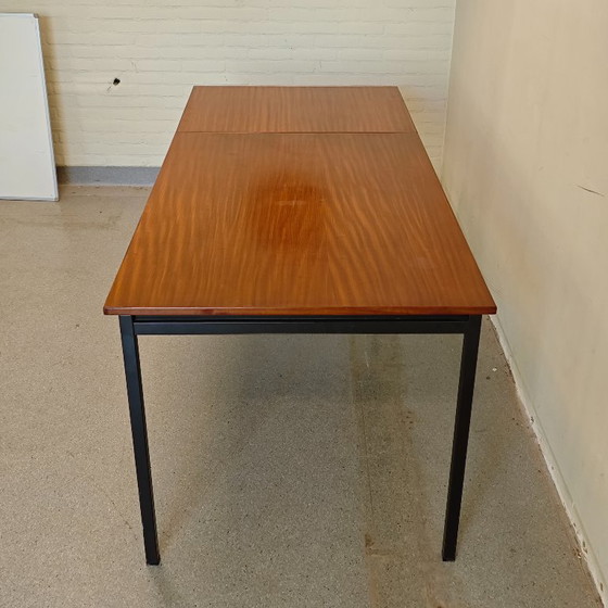 Image 1 of Vintage Gispen 3707 'Telescope' dining table