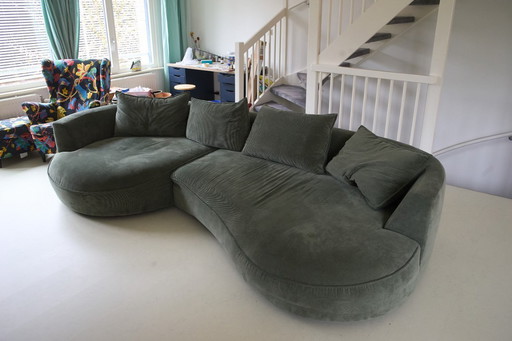 Sofá Flexlux Samone Verde Polvoriento